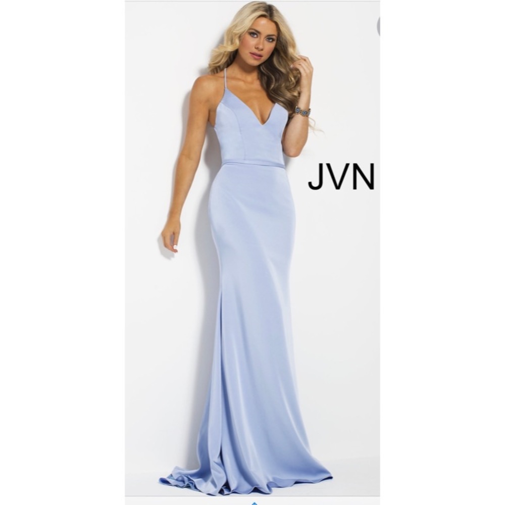 Jovani light blue formal gown